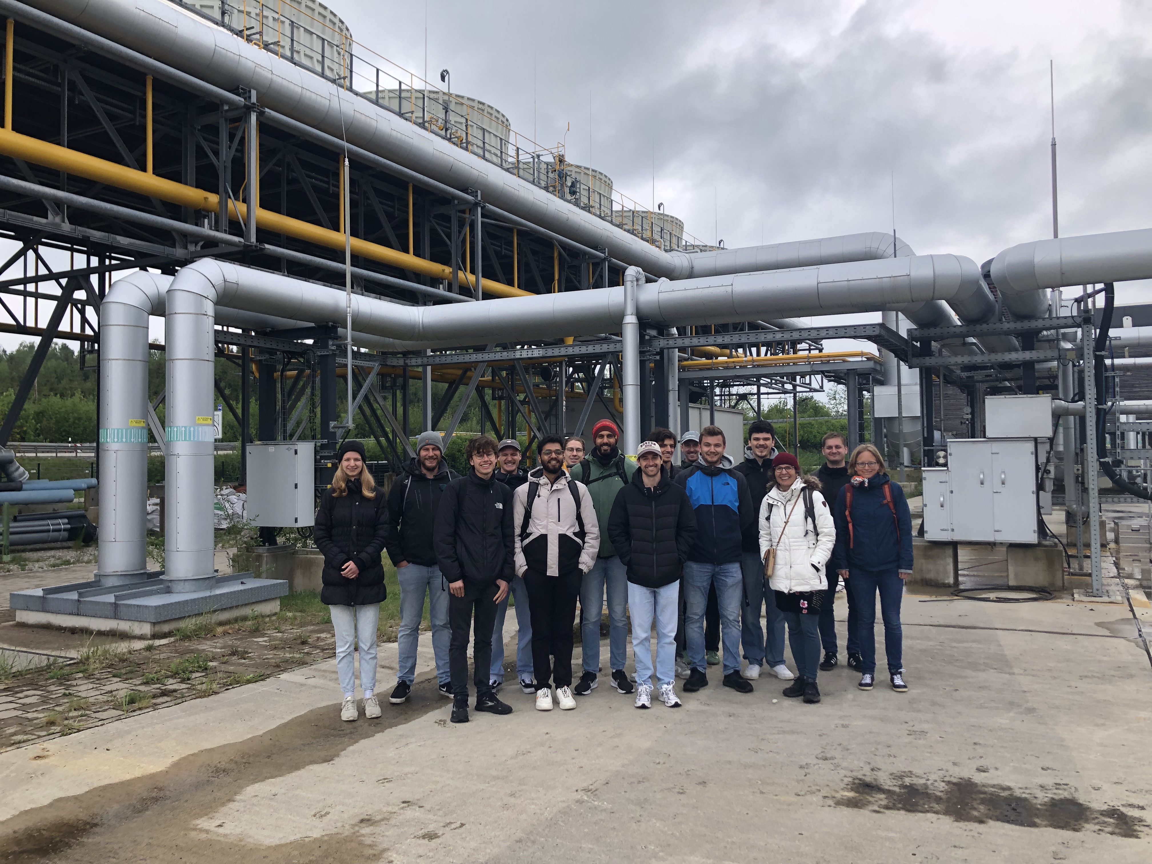Studierende in der Geothermie Holzkirchen