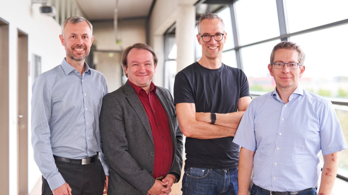 Fakultätsleitung der Fakultät für Elektrotechnik und Informationstechnik (Foto: Julia Bergmeister) Fakultätsleitung der Fakultät für Elektrotechnik und Informationstechnik