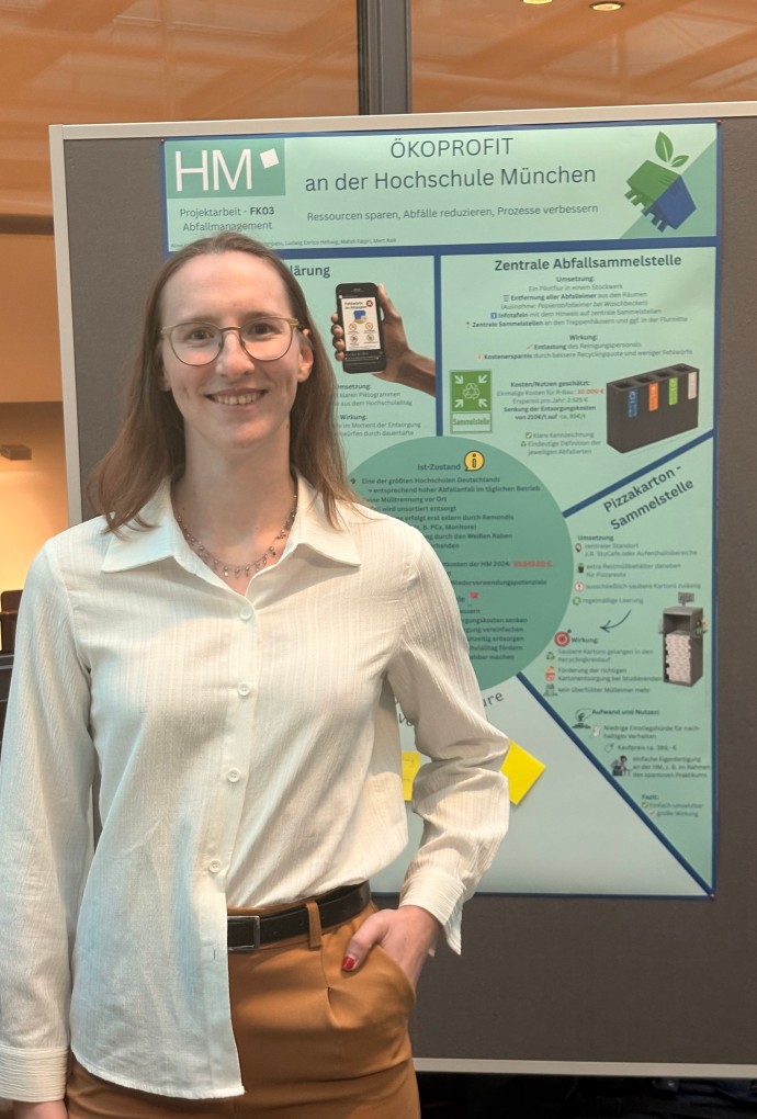 Alina Kallinger, Studentin der Hochschule München