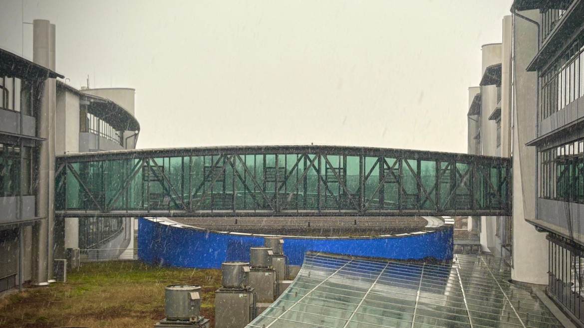 Verbindungsbrücke R-Bau Hochschule München