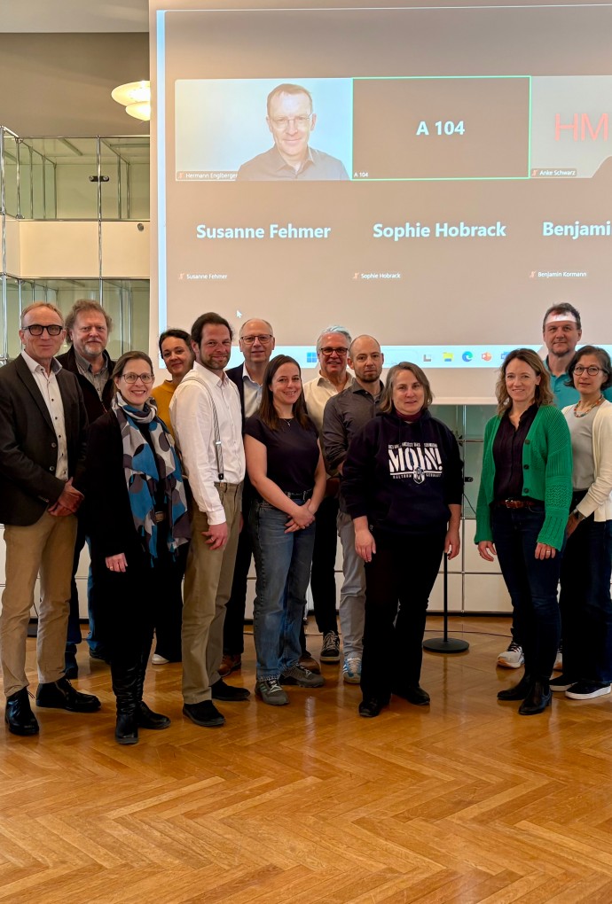 Vertreterinnen und Vertreter des Nachhaltigkeitsprojektes ÖKOPROFIT an der Hochschule München