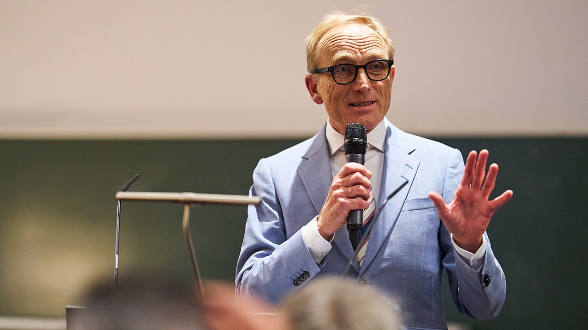 Prof. Dr. Kreulich auf der Alumnifeier der FK04