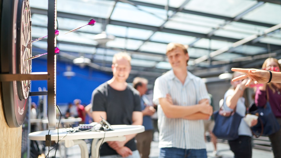 Smart Darts auf der Projektvernissage