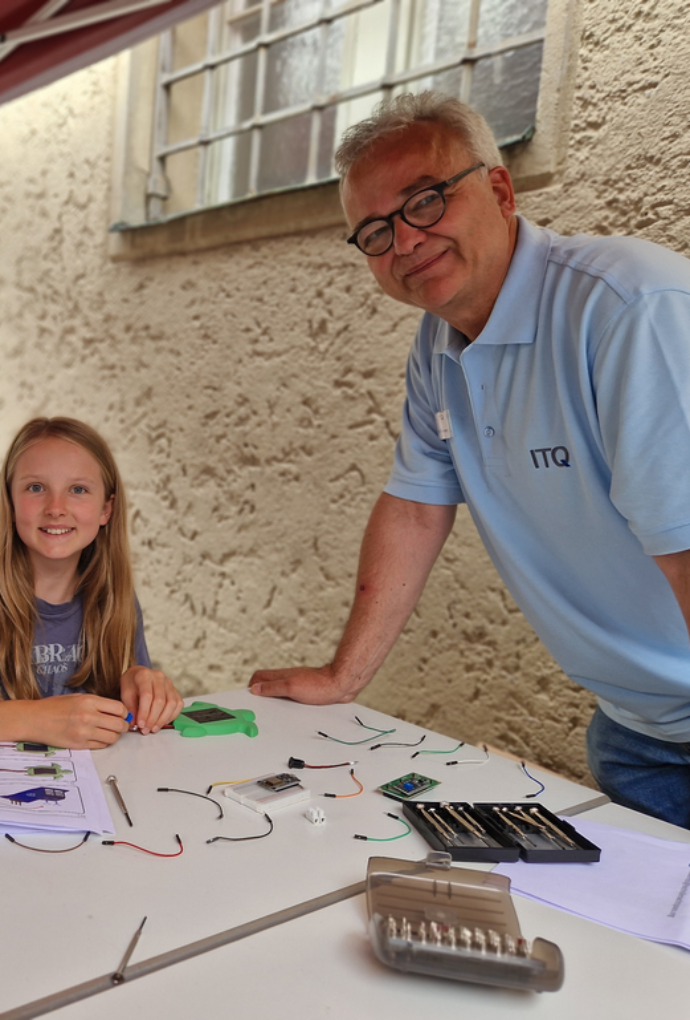 Prof. Dr. Martin Renner bei den Familientagen des Festivals der Zukunft