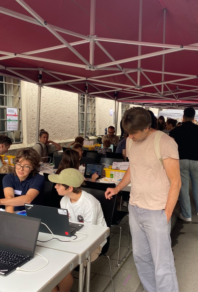 Am Stand der Gerda-Stetter-Stiftung beim Festival der Zukunft 2026