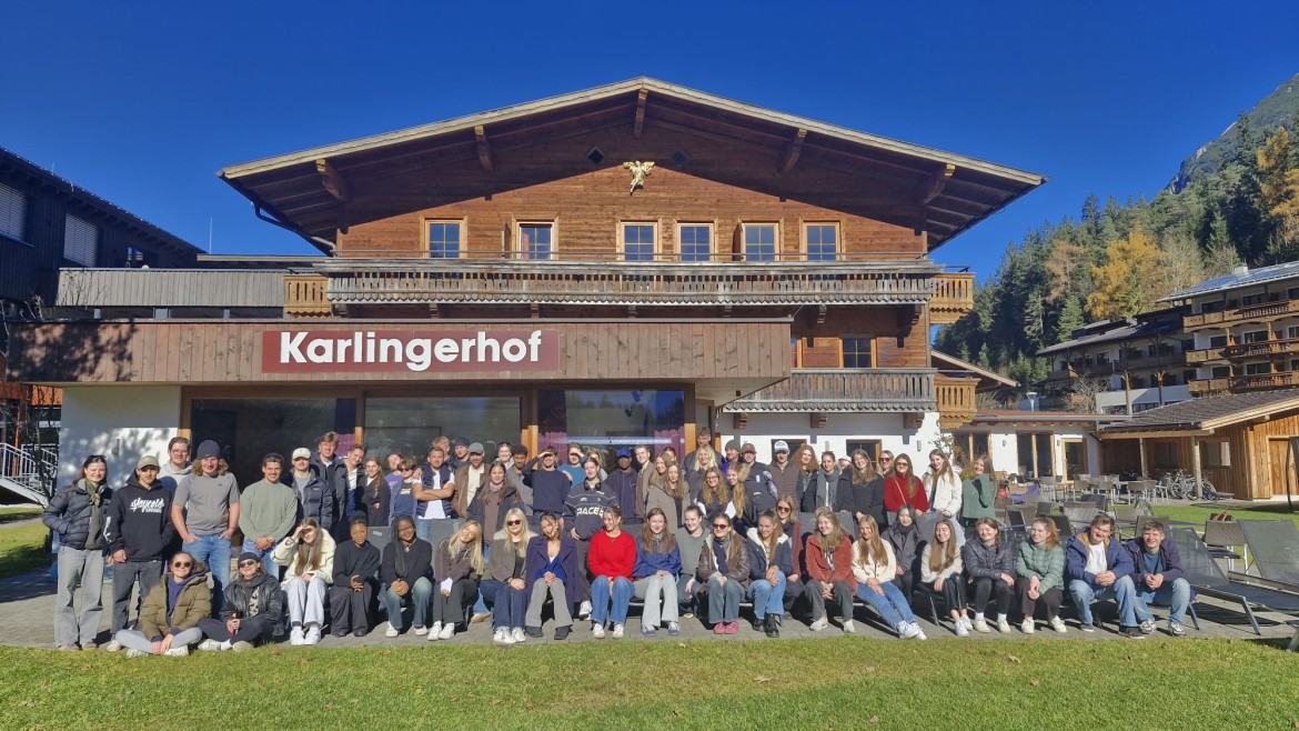 Studierende der Fakultät 05 bei der Erstsemesterfahrt 