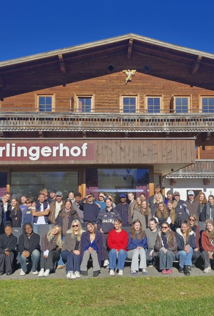 Studierende der Fakultät 05 bei der Erstsemesterfahrt 