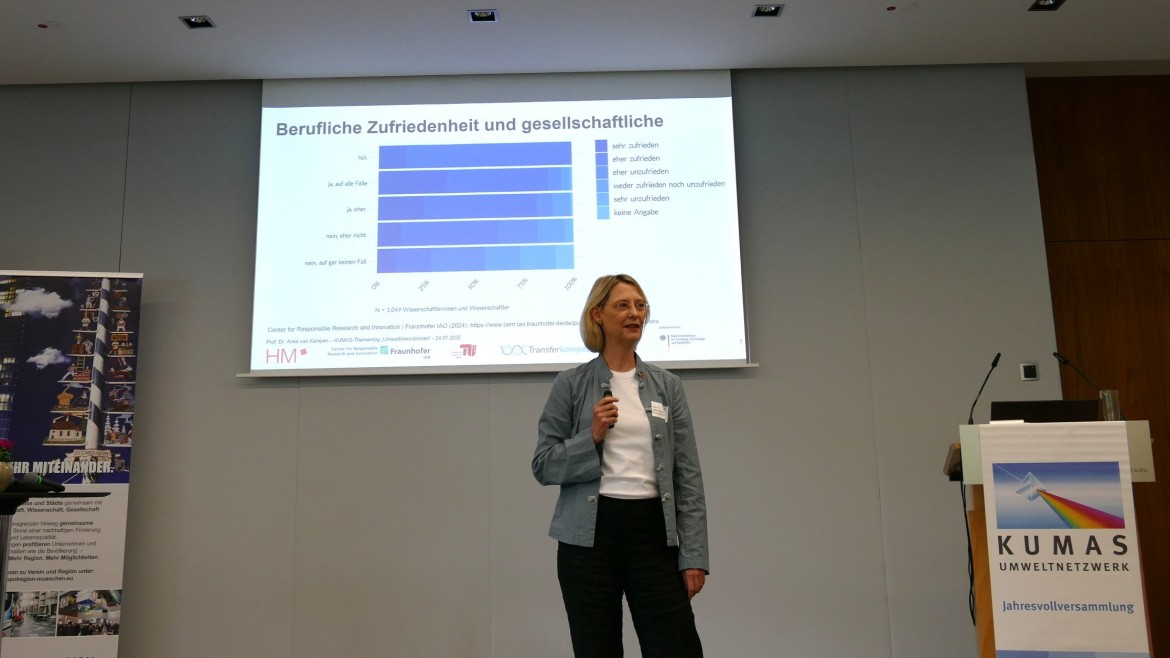 Prof. Dr. Anke van Kempen beim KUMAS-Thementag