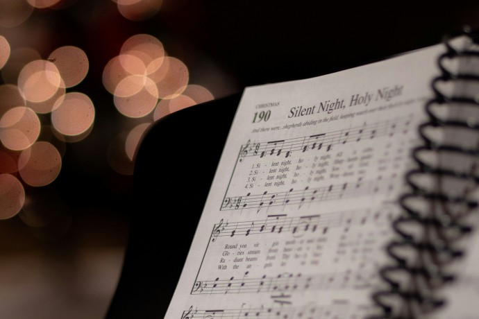 Detailfoto Weihnachtslied