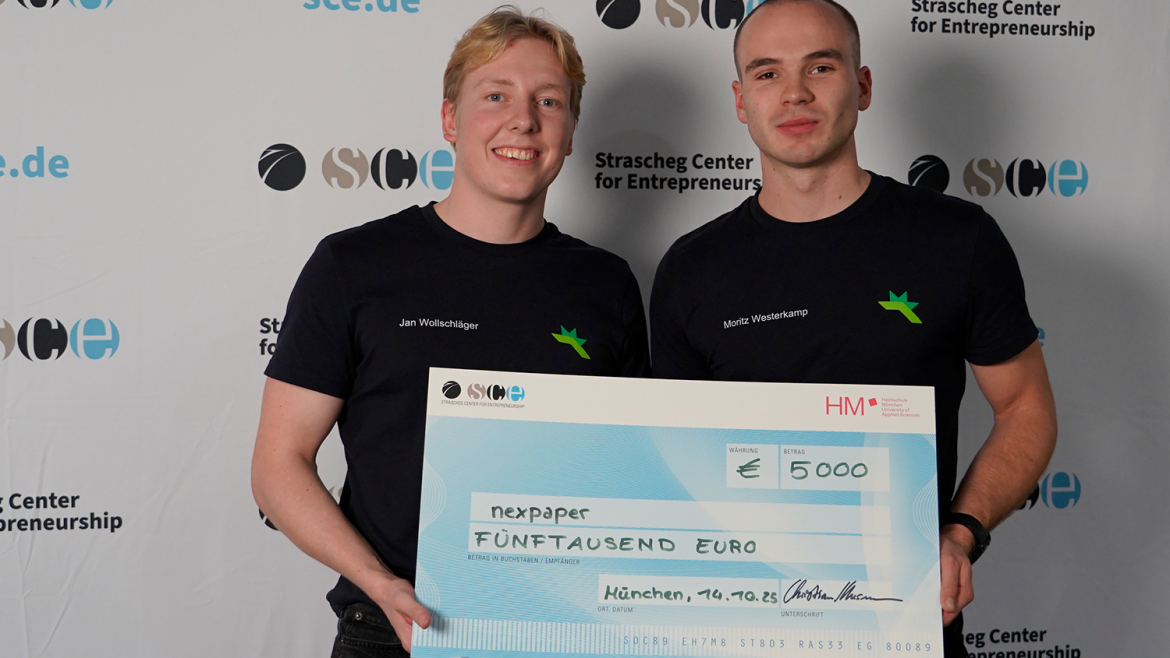 Jan Wollschläger (links) und Moritz Westerkamp (rechts) 