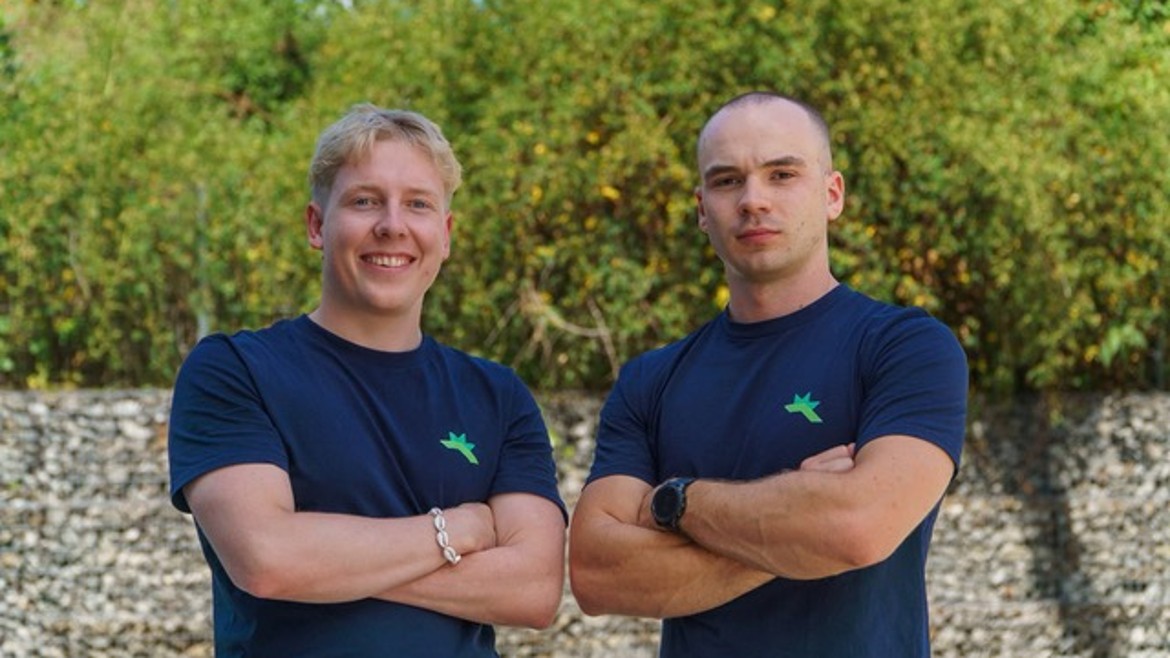 Jan Wollschläger (links) und Moritz Westerkamp, Gründer von nexpaper