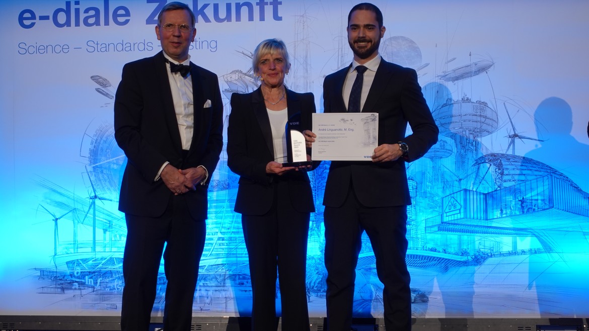 Bei der Preisverleihung VDE-Bayern-Award
