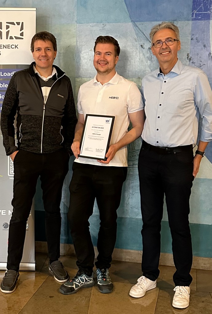 HEBIO: Robotik-Start-up gewinnt Pitch-Wettbewerb beim VDI-Kongress AUTOMATION