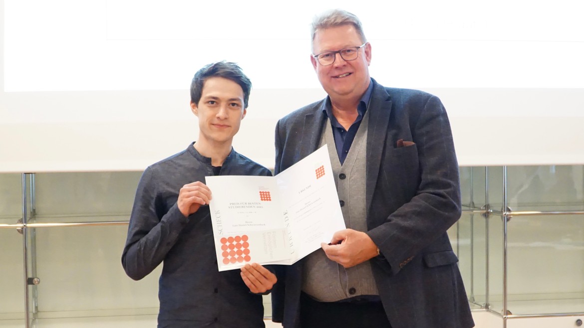 Luis Schwarzenbach und Prof. Prof. Roland Vogt