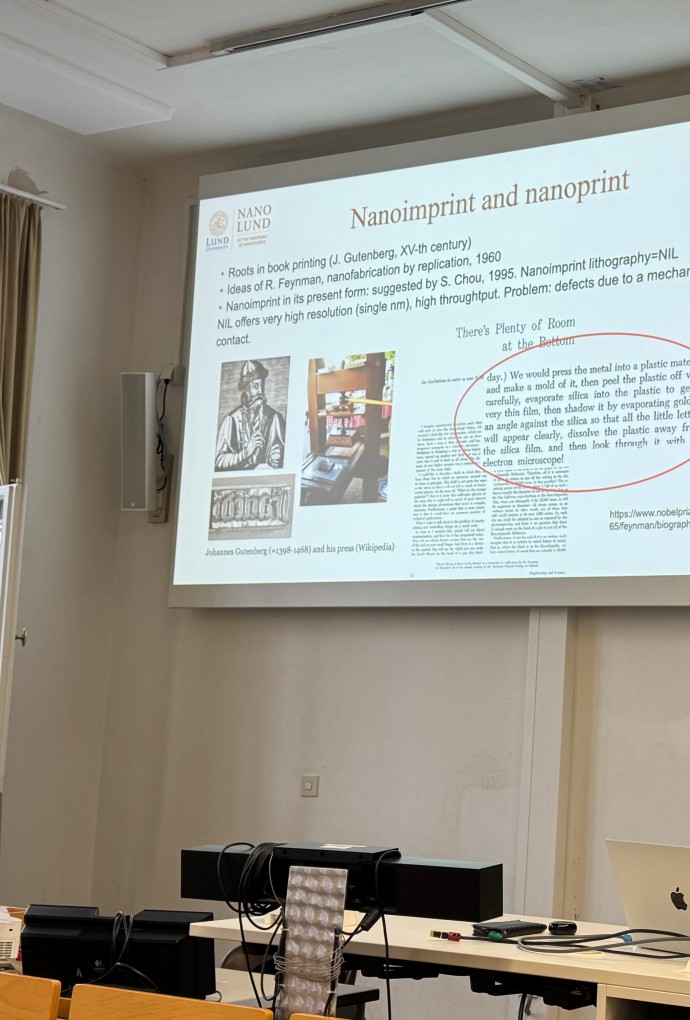 Ivan Maximov von der Lund University an der Hochschule München
