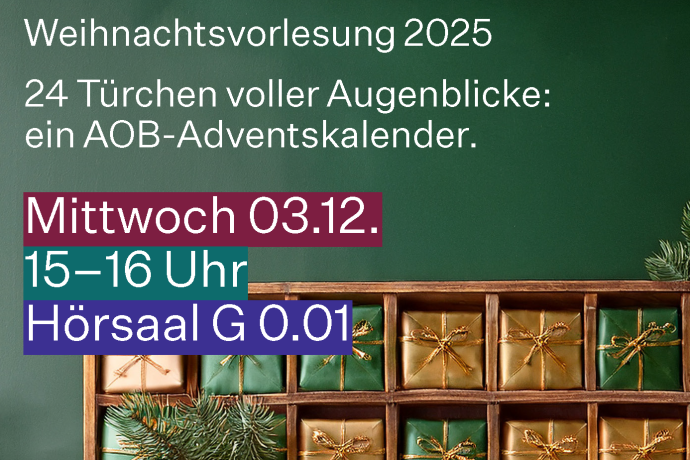 Weihnachtsvorlesung 2025 Plakat