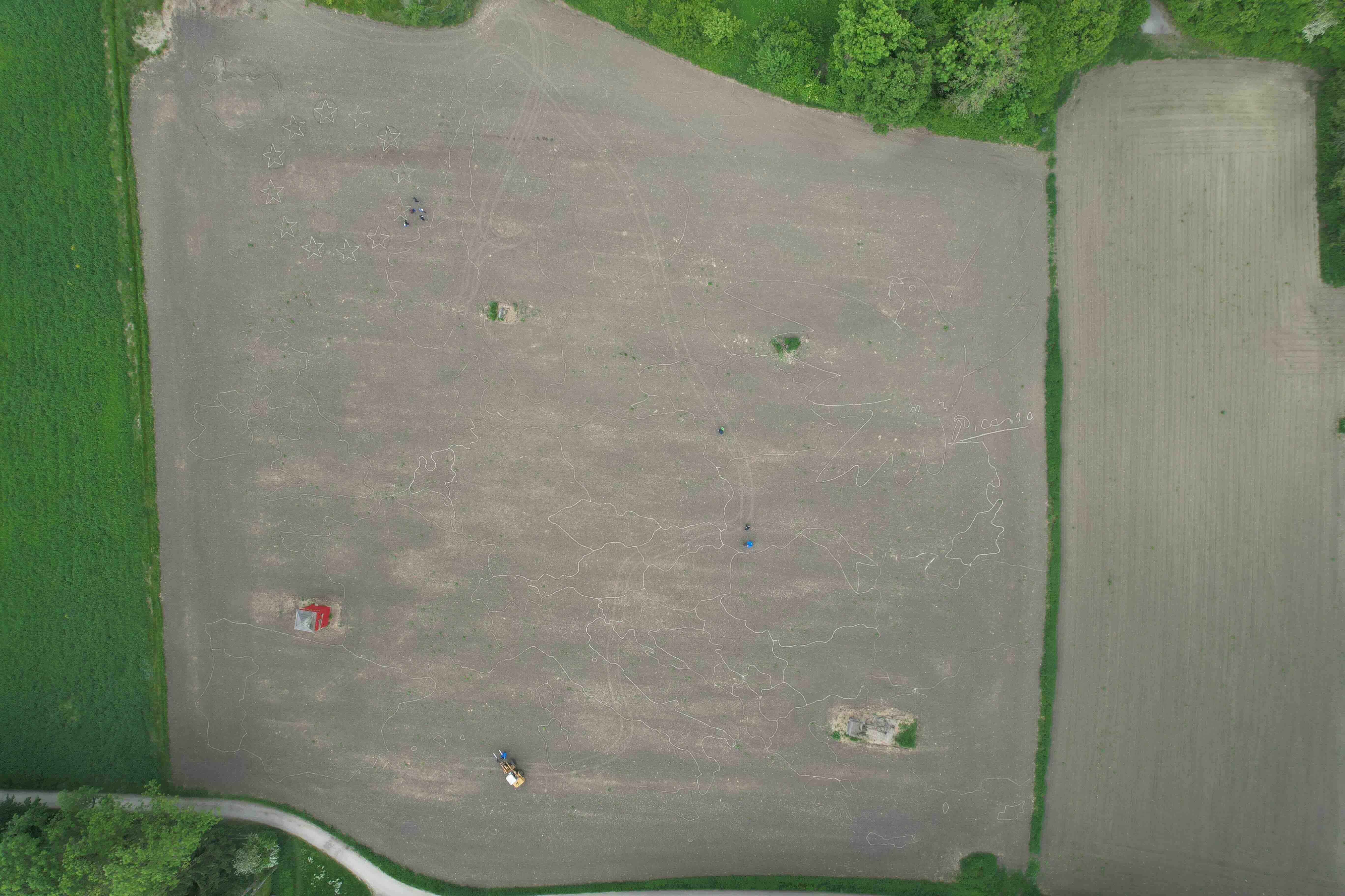 Am Ende ist das Motiv im Feld markiert.