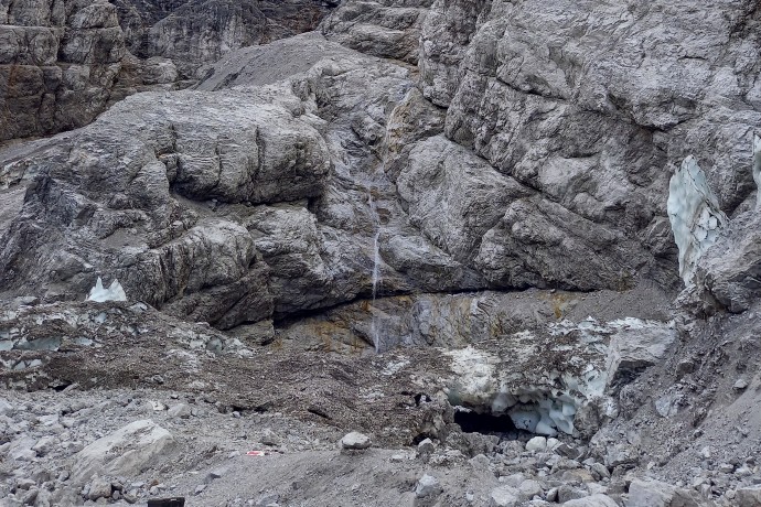 Die Reste der Eiskapelle (Foto: Jens Czaja) Geländefoto