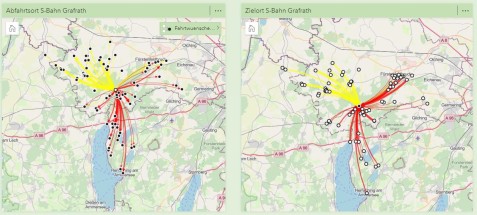 Abfahrtsort / Zielort S-Bahn Grafrath
