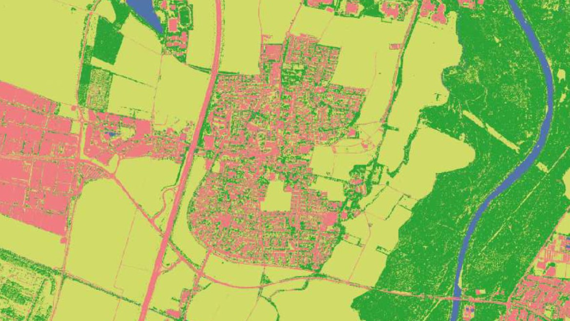 Garching b. München Versiegelung (Karte: René Friedrich, Geobasisdaten: Bayerische Vermessungsverwaltung – www.geodaten.bayern.de) Thematische Karte