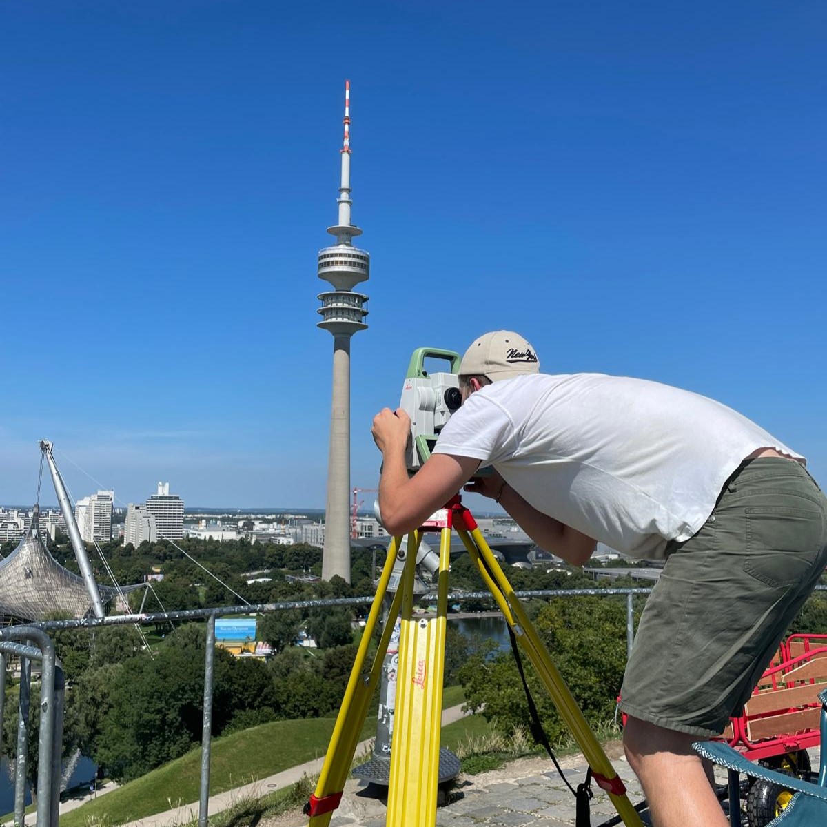 Messung im Olympiapark