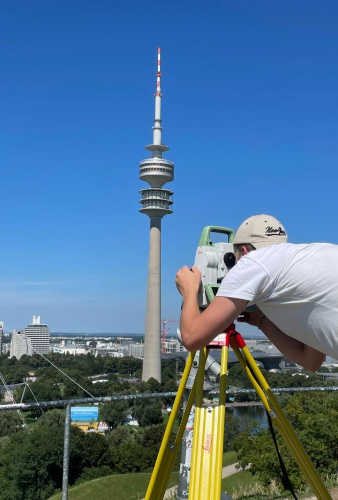 Messung im Olympiapark