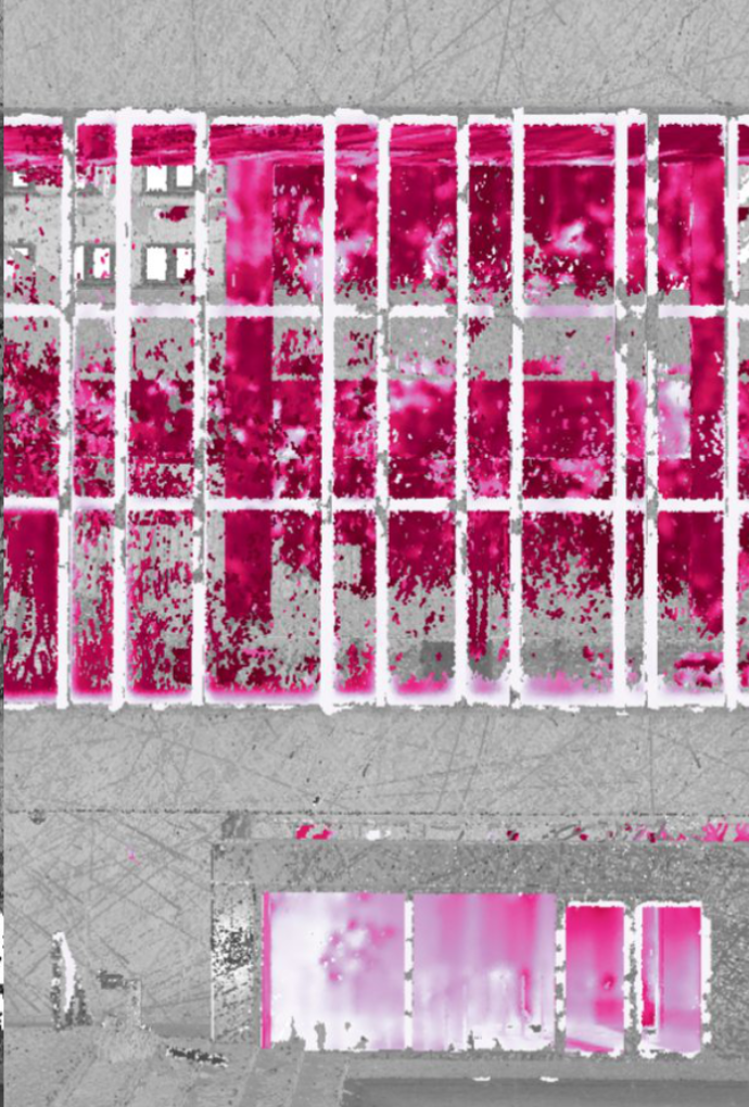 Abbildung 3: Segmentierung von Fahrzeugen in der Bilddomäne, links die erkannten Objekte im Bild, rechts die daraus abgeleiteten pixelgenauen Masken.