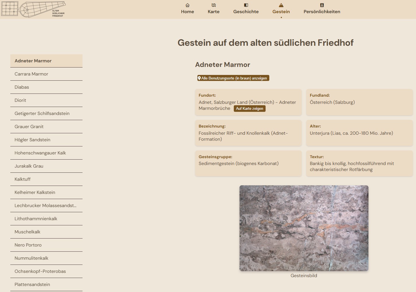 Screenshot einer Beschreibung