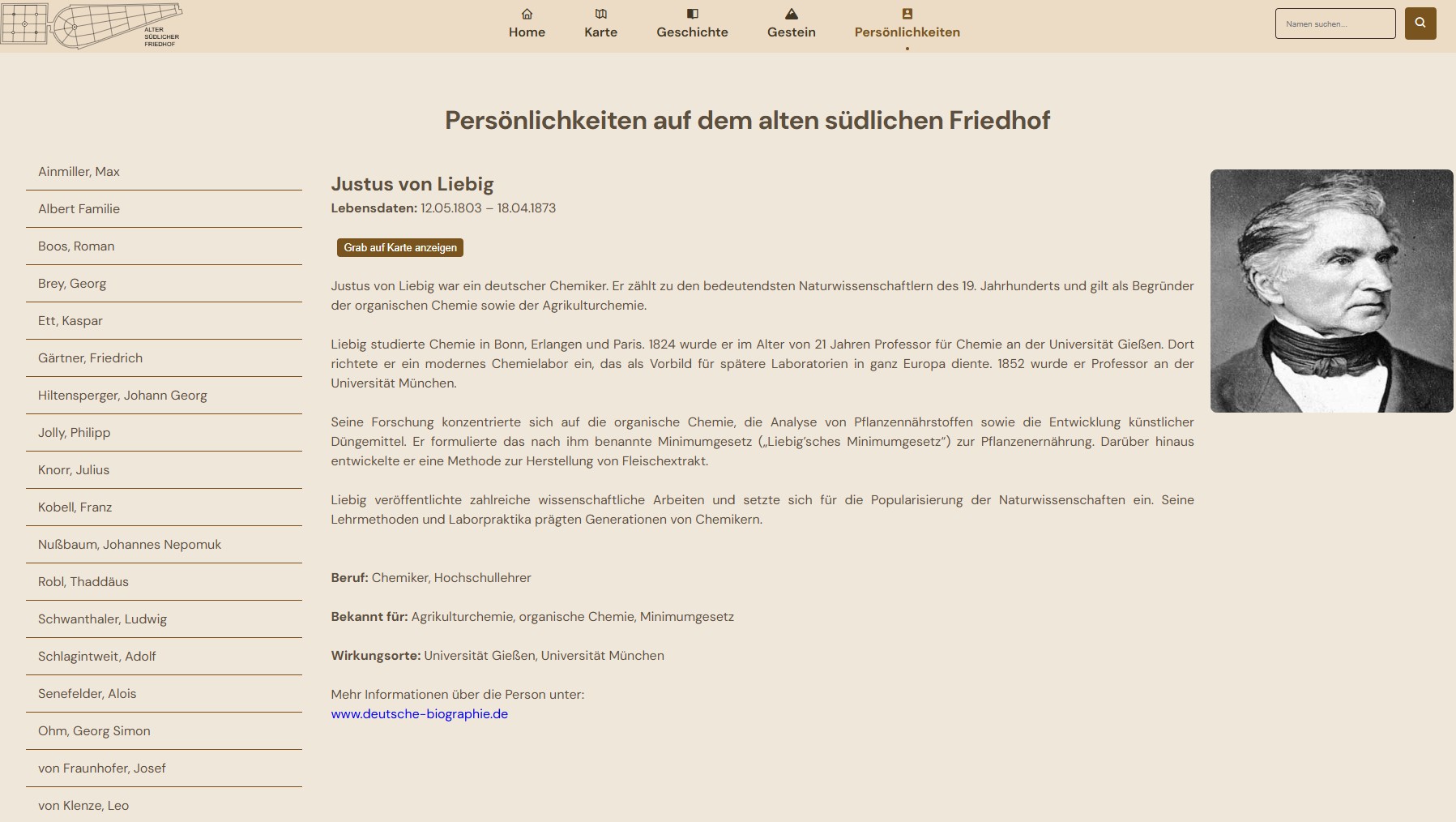 Screenshot einer Beschreibung