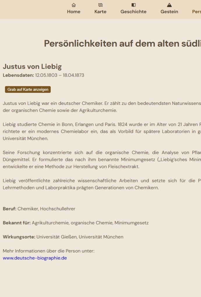Screenshot einer Beschreibung