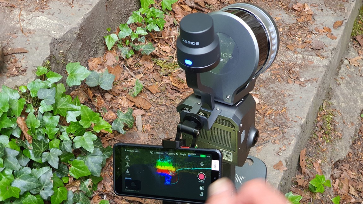 Handscanner xGrids Lixel L2 Pro. (Foto: Moritz Wander) Foto
