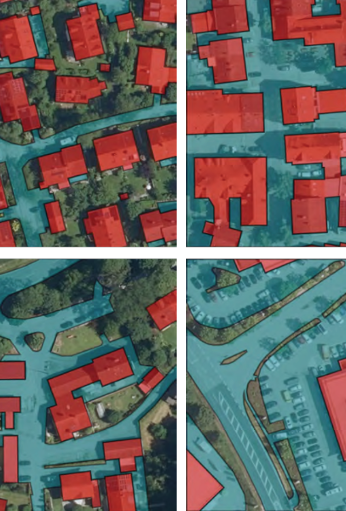 Orthophotos mit Overlay