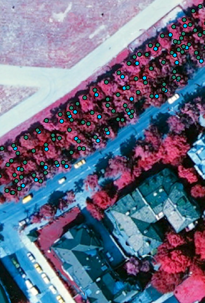 Luftbild mit Overlay