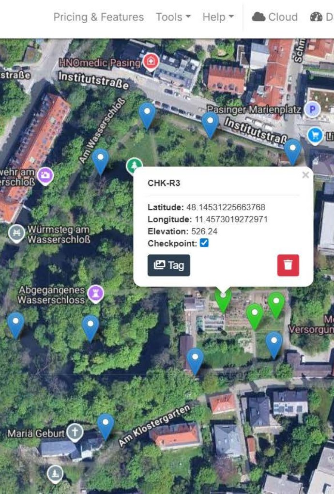 Screenshot Programmoberfläche
