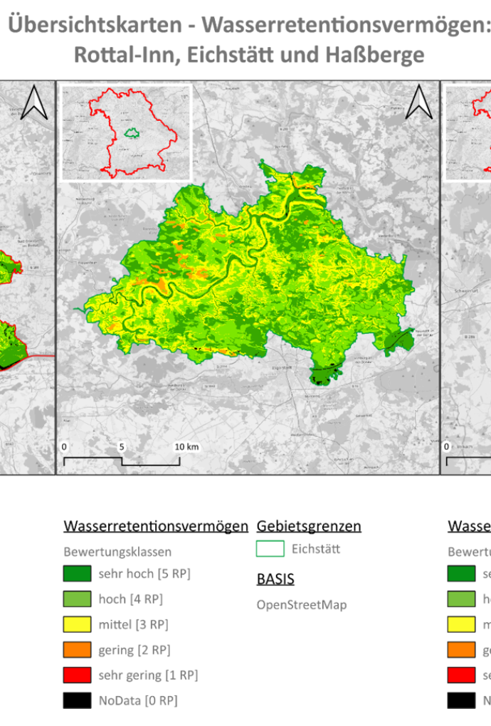 Vergleichende Kartendarstellung