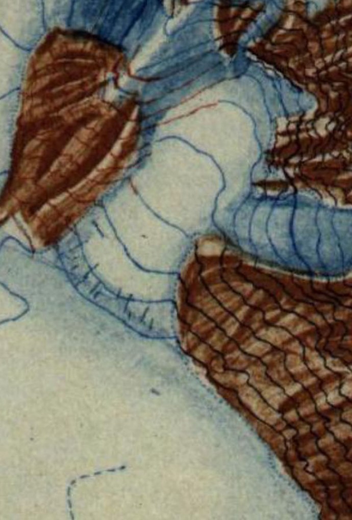 Historische und neue Karte