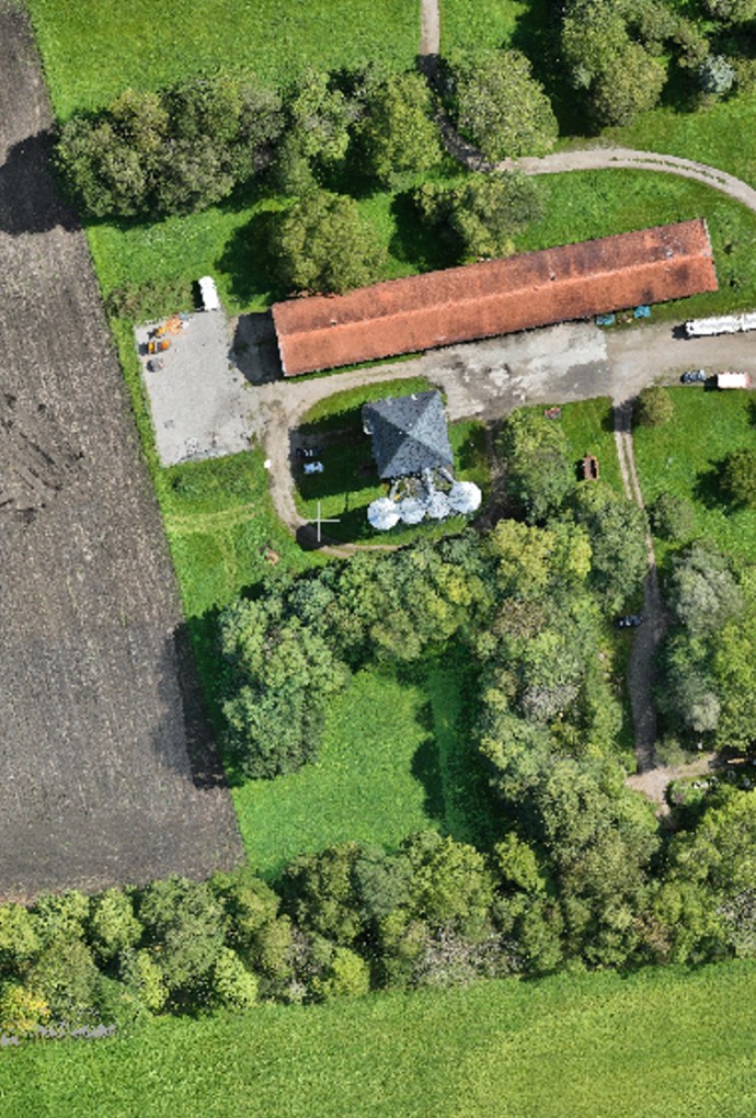 Eingefärbte Punktwolke