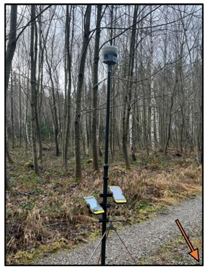 Instrument im Gelände