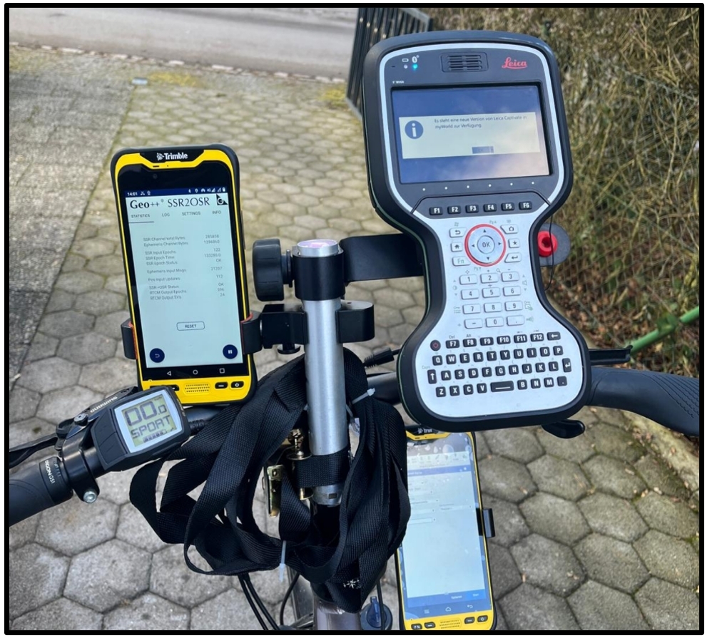 Instrument am Fahrradlenker