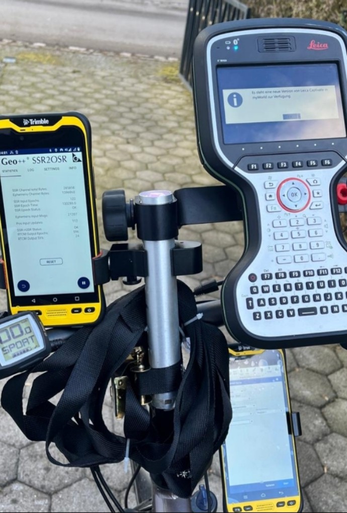 Instrument am Fahrradlenker