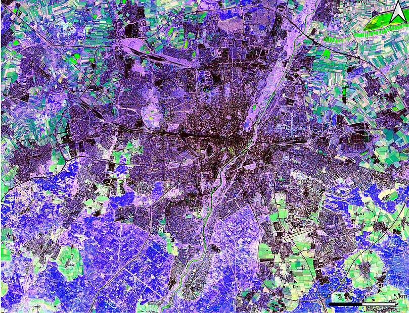 Klassifiziertes Satellitenbild
