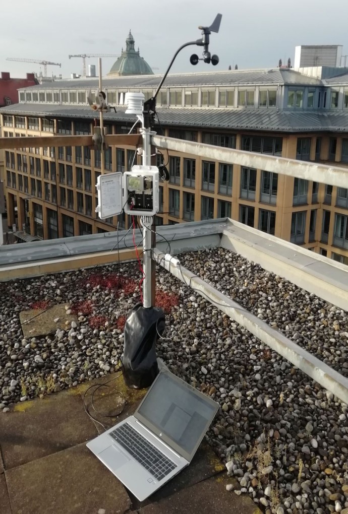 Neue Klimastation in der Karlstraße - News - Hochschule München