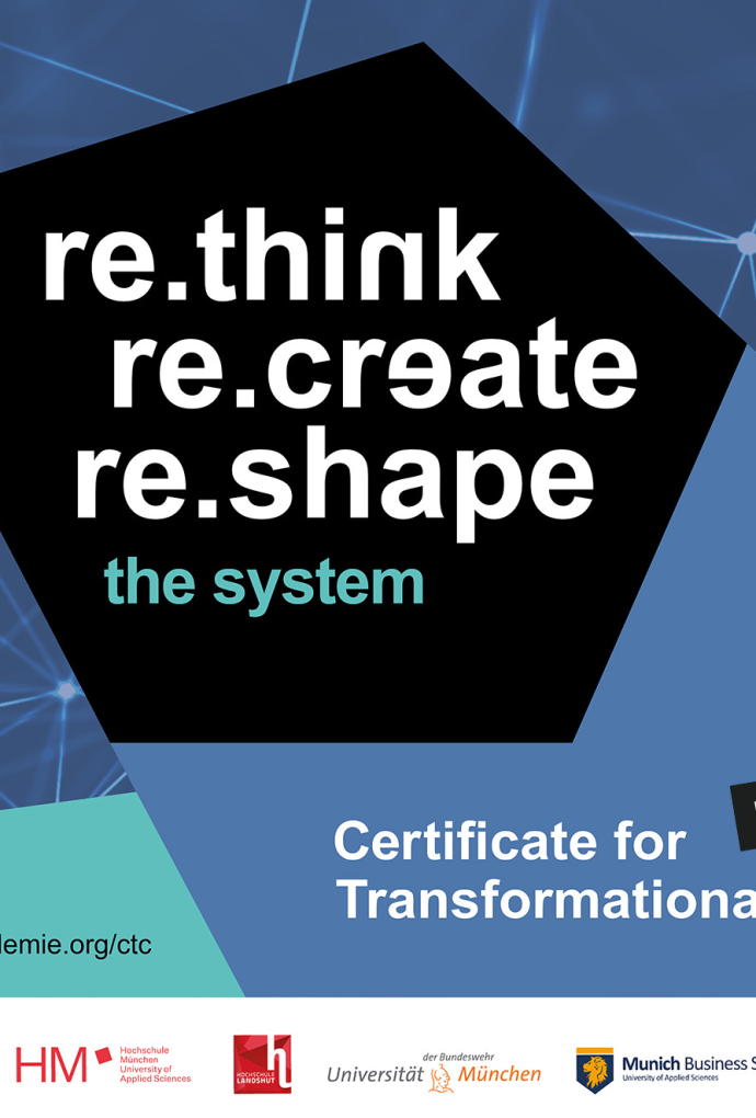 Certificate for Transformational Change 