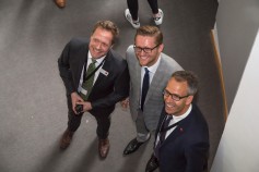 vlnr: Prof. Wessler, Dr. Stefinger, Prof. Stumpp (Foto: Sandra Sommerkamp)