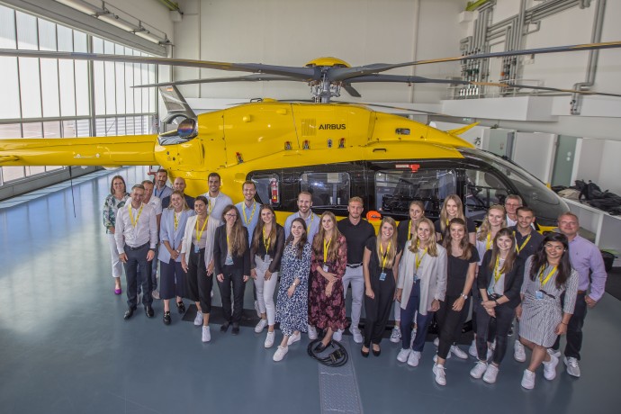 Gruppenphoto @ Airbus in Donauwörth