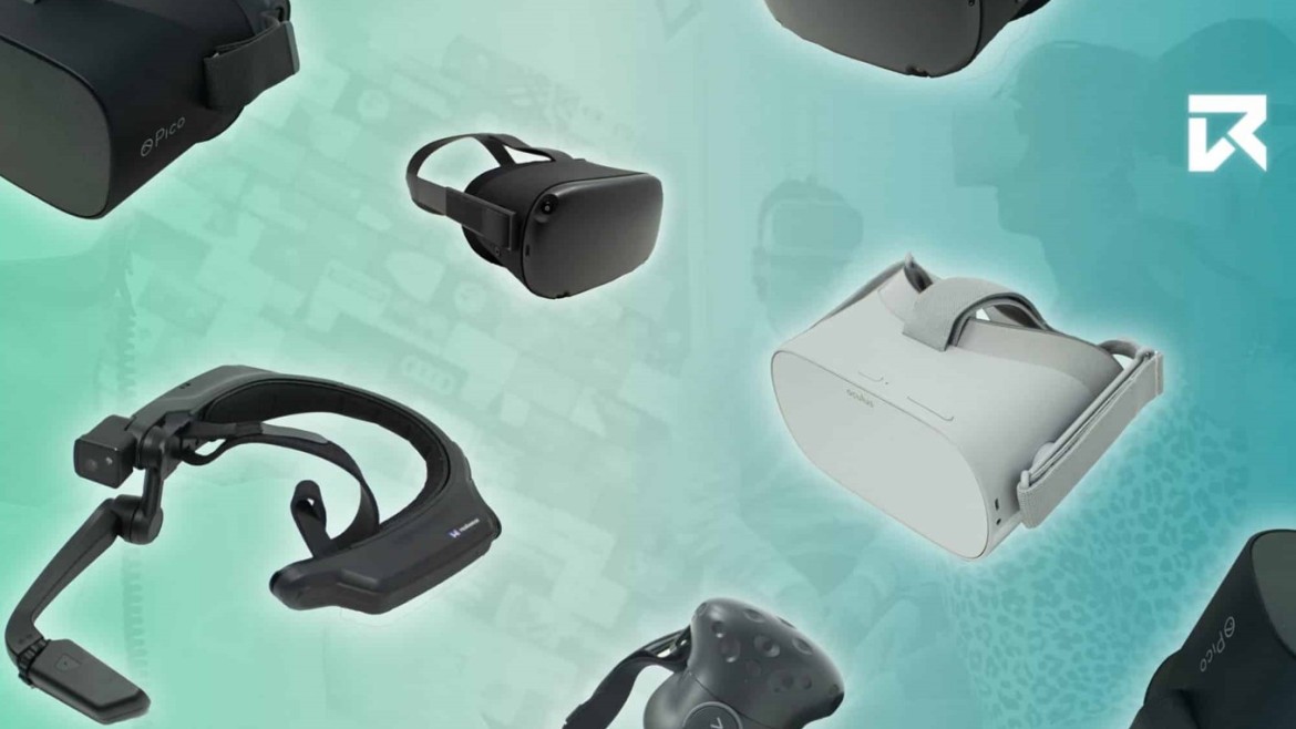 Auszug aus dem AR- und VR-Brillen Produktportfolio von VR-Expert