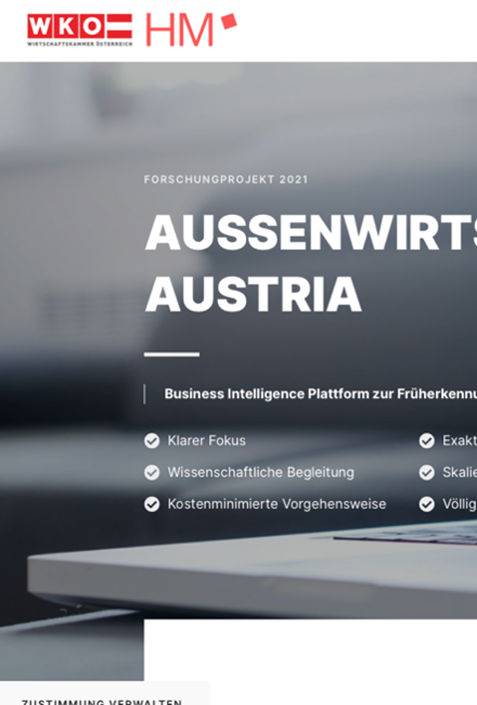 Screenshot IGT Landingpage