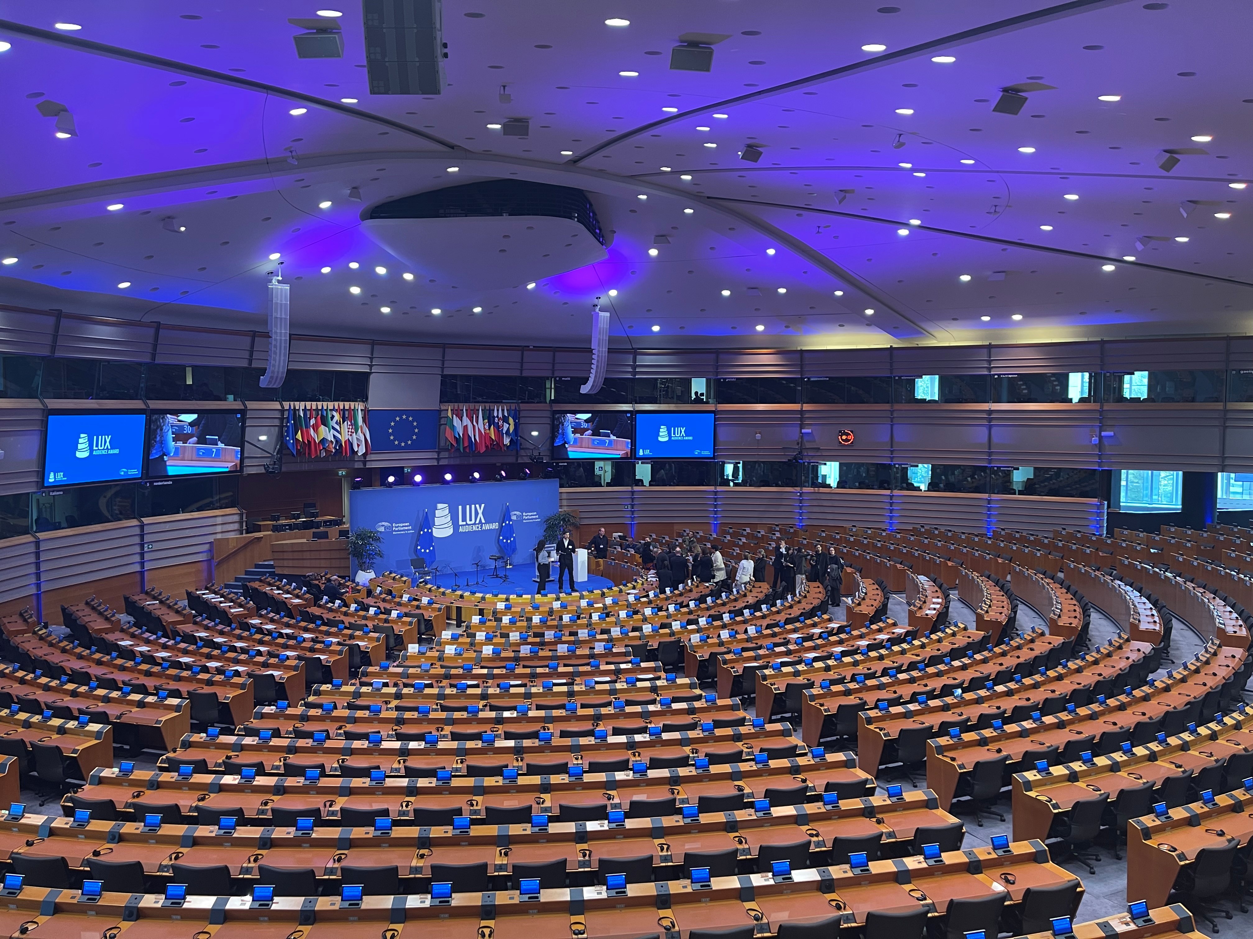 Studierende der Masterstudienrichtung Applied Business Innovation zu Besuch im EU Parlament