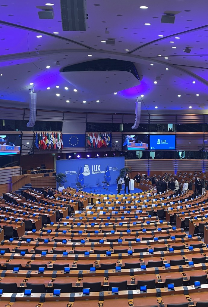 Studierende der Masterstudienrichtung Applied Business Innovation zu Besuch im EU Parlament