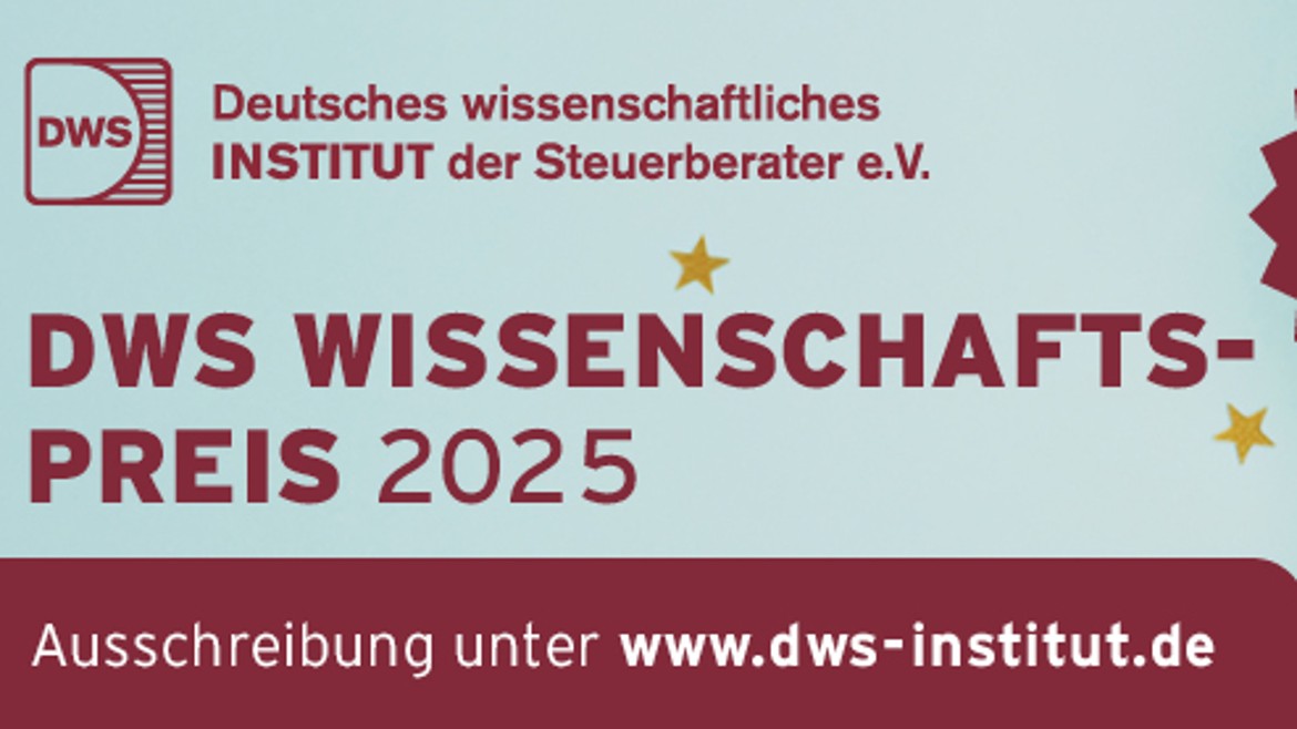 DWS Wissenschaftspreis 2025 - Teaser (DWS - Institut) DWS Wissenschaftspreis 2025 - Teaser